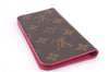 Authentic Louis Vuitton Monogram Folio Iphone 7 8 Case Pink M61906 LV 7094E