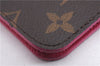 Authentic Louis Vuitton Monogram Folio Iphone 7 8 Case Pink M61906 LV 7094E