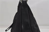 Authentic PRADA Vintage Nylon Tessuto Leather Shoulder Bag Purse Black 7094F