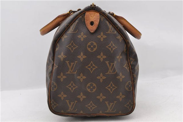 Authentic LOUIS VUITTON Monogram Speedy 30 Hand Bag Purse M41526 LV 7097C