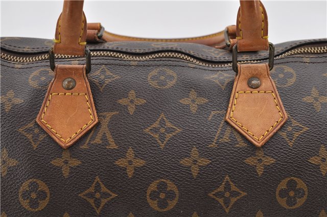 Authentic LOUIS VUITTON Monogram Speedy 30 Hand Bag Purse M41526 LV 7097C