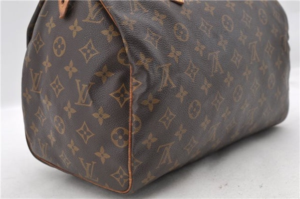 Authentic LOUIS VUITTON Monogram Speedy 30 Hand Bag Purse M41526 LV 7097C