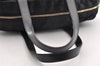 Authentic CHANEL New Travel Line Shoulder Hand Bag Nylon Leather Black 7097I