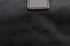 Authentic CHANEL New Travel Line Shoulder Hand Bag Nylon Leather Black 7097I