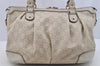 Authentic GUCCI Sukey Guccissima 2Way Hand Bag GG Leather 247902 White 7100I