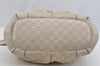 Authentic GUCCI Sukey Guccissima 2Way Hand Bag GG Leather 247902 White 7100I