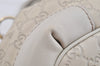 Authentic GUCCI Sukey Guccissima 2Way Hand Bag GG Leather 247902 White 7100I