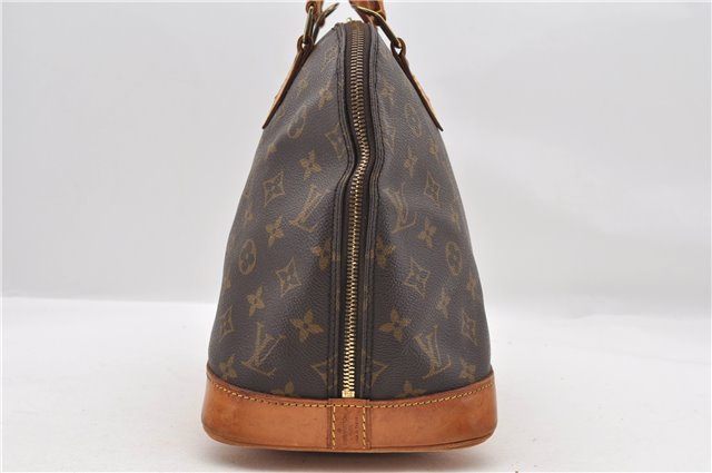 Authentic LOUIS VUITTON Monogram Alma Hand Bag Purse M51130 LV 7102C