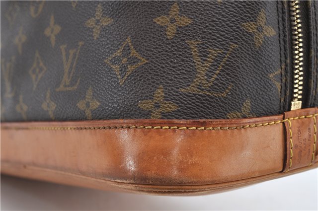 Authentic LOUIS VUITTON Monogram Alma Hand Bag Purse M51130 LV 7102C