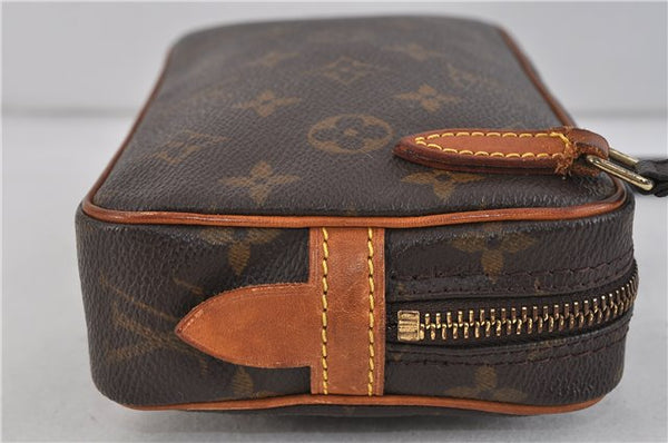 Auth LOUIS VUITTON Monogram Marly Bandouliere Shoulder Cross Bag M51828 LV 7103C