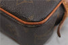 Auth LOUIS VUITTON Monogram Marly Bandouliere Shoulder Cross Bag M51828 LV 7103C