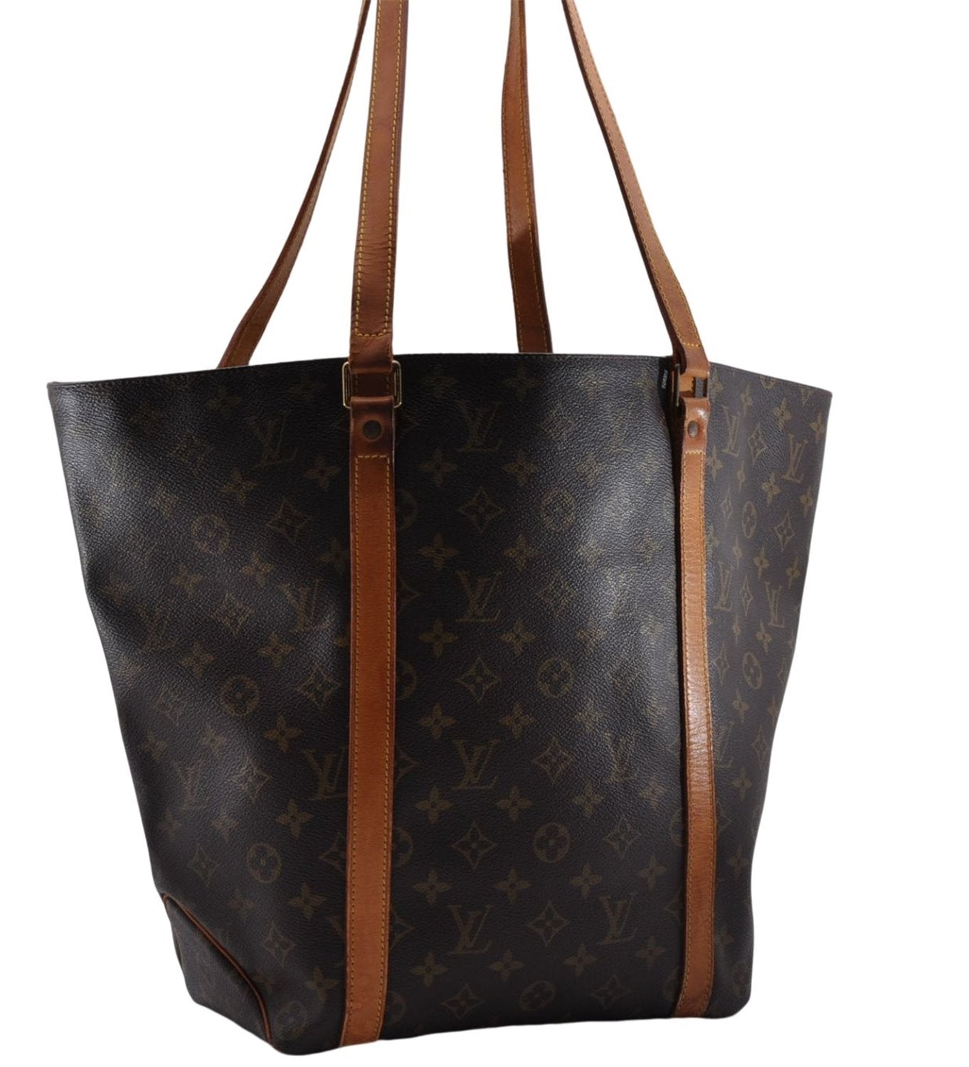 Authentic Louis Vuitton Monogram Sac Shopping PM Tote Bag M51108 LV 7103D