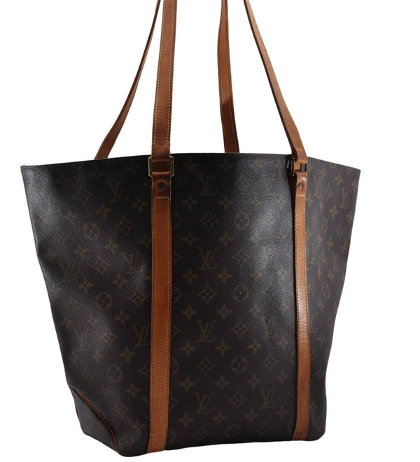 Authentic Louis Vuitton Monogram Sac Shopping PM Tote Bag M51108 LV 7103D