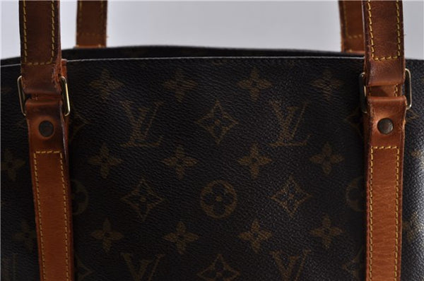 Authentic Louis Vuitton Monogram Sac Shopping PM Tote Bag M51108 LV 7103D