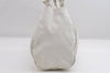Authentic FENDI Vintage Shoulder Hand Bag Leather White 7103I