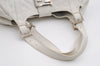 Authentic FENDI Vintage Shoulder Hand Bag Leather White 7103I