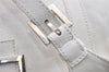 Authentic FENDI Vintage Shoulder Hand Bag Leather White 7103I