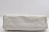 Authentic FENDI Vintage Shoulder Hand Bag Leather White 7103I
