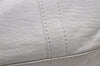 Authentic FENDI Vintage Shoulder Hand Bag Leather White 7103I