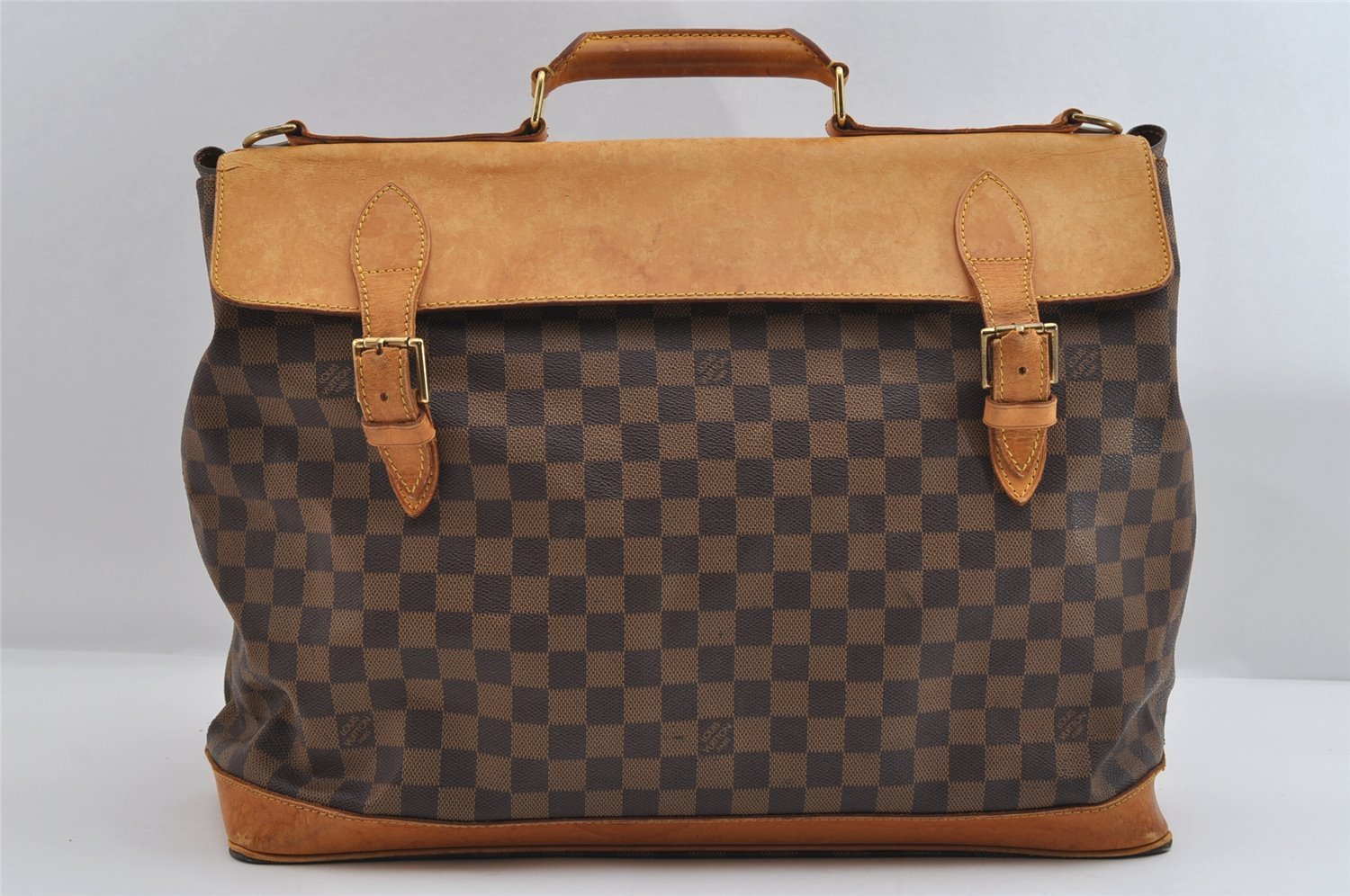 Authentic Louis Vuitton Damier Clipper 2Way Shoulder Hand Bag M99039 Junk 7104I