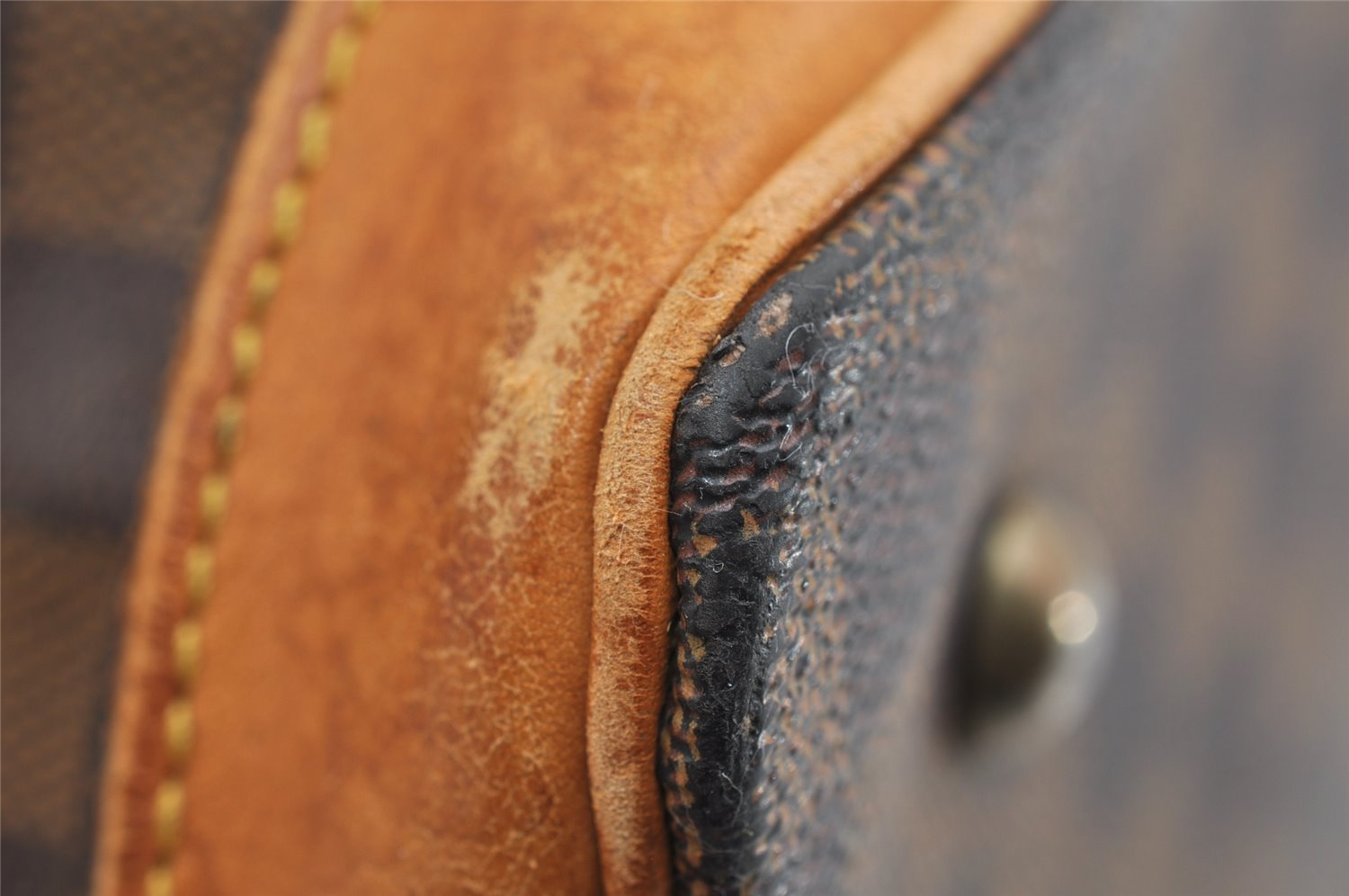 Authentic Louis Vuitton Damier Clipper 2Way Shoulder Hand Bag M99039 Junk 7104I