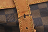 Authentic Louis Vuitton Damier Clipper 2Way Shoulder Hand Bag M99039 Junk 7104I