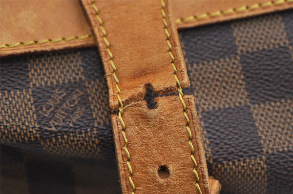 Authentic Louis Vuitton Damier Clipper 2Way Shoulder Hand Bag M99039 Junk 7104I