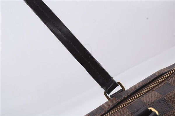 Authentic Louis Vuitton Damier Iena PM Shoulder Tote Bag N41012 LV 7106D