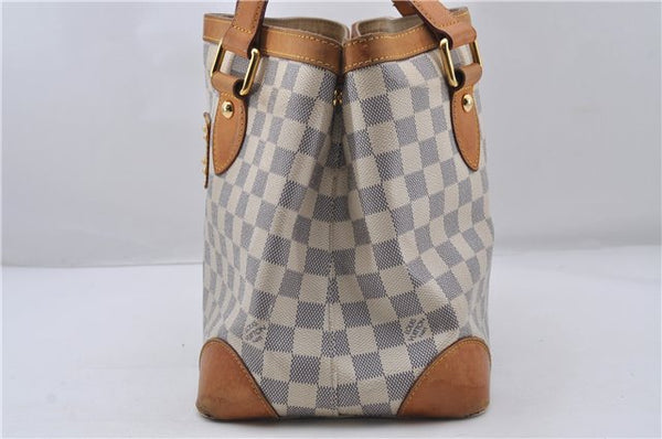 Auth Louis Vuitton Damier Azur Hampstead PM Shoulder Tote Bag N51207 LV 7107D