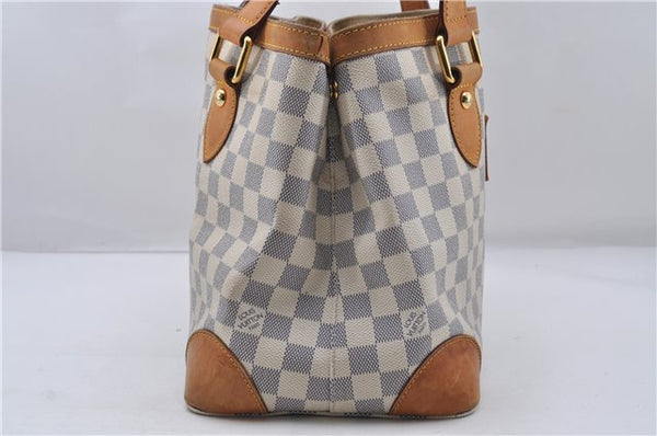 Auth Louis Vuitton Damier Azur Hampstead PM Shoulder Tote Bag N51207 LV 7107D