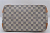 Auth Louis Vuitton Damier Azur Hampstead PM Shoulder Tote Bag N51207 LV 7107D