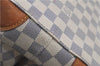 Auth Louis Vuitton Damier Azur Hampstead PM Shoulder Tote Bag N51207 LV 7107D