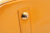 Authentic Louis Vuitton Vernis Alma PM Hand Bag Orange M91695 LV 7108D