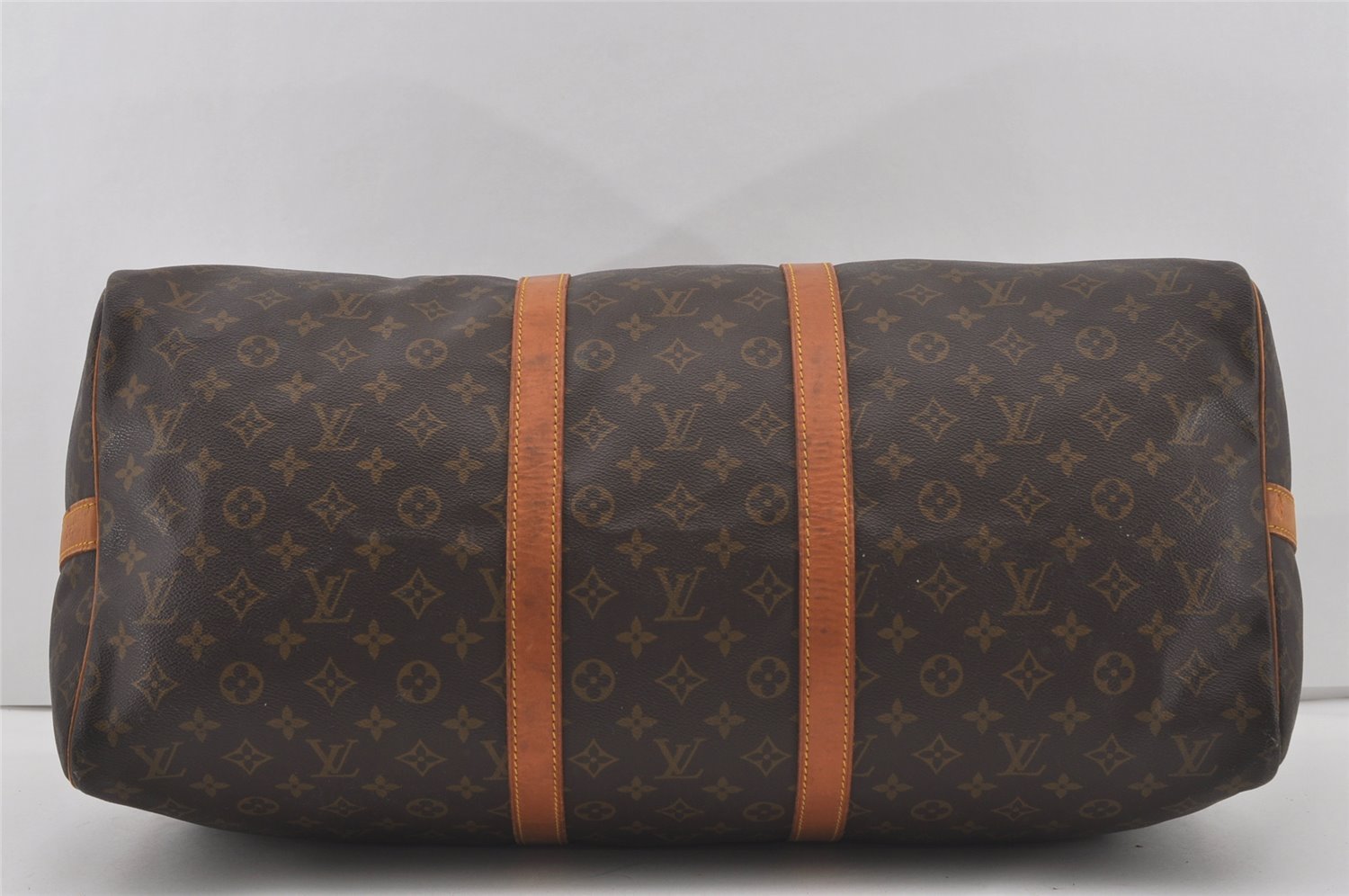 Authentic Louis Vuitton Monogram Keepall Bandouliere 55 M41414 Boston Bag 7109I