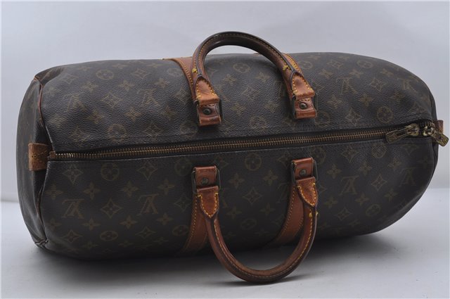Authentic Louis Vuitton Monogram Keepall 45 Travel Boston Bag M41428 LV 7110D