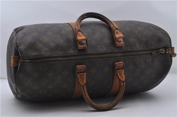 Authentic Louis Vuitton Monogram Keepall 45 Travel Boston Bag M41428 LV 7110D