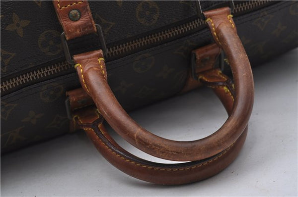 Authentic Louis Vuitton Monogram Keepall 45 Travel Boston Bag M41428 LV 7110D