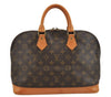 Authentic Louis Vuitton Monogram Alma Hand Bag Purse M51130 LV 7110I