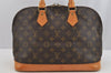 Authentic Louis Vuitton Monogram Alma Hand Bag Purse M51130 LV 7110I
