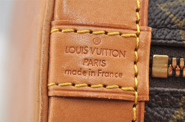 Authentic Louis Vuitton Monogram Alma Hand Bag Purse M51130 LV 7110I