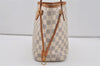 Authentic Louis Vuitton Damier Azur Neverfull PM Tote Bag N51110 LV 7111I