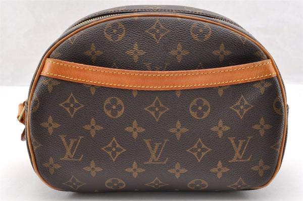Authentic Louis Vuitton Monogram Blois Shoulder Cross Body Bag M51221 LV 7112I