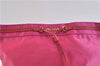 Authentic PRADA Nylon Enamel Shoulder Tote Bag Pink Junk 7114C