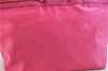 Authentic PRADA Nylon Enamel Shoulder Tote Bag Pink Junk 7114C