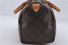 Authentic Louis Vuitton Monogram Speedy 25 Boston Hand Bag M41528 LV 7115D