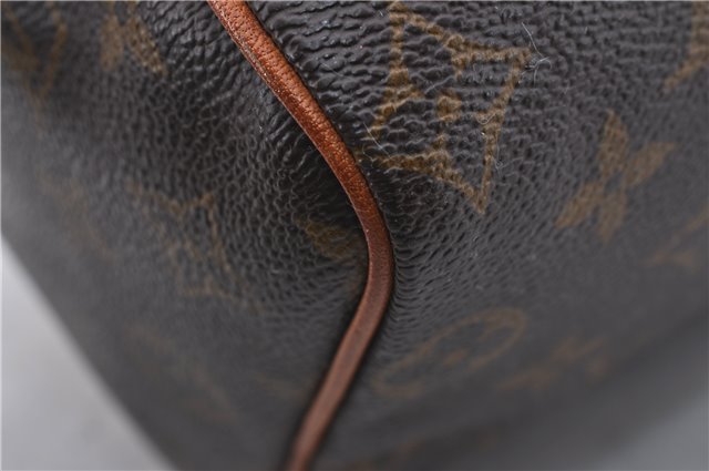 Authentic Louis Vuitton Monogram Speedy 25 Boston Hand Bag M41528 LV 7115D
