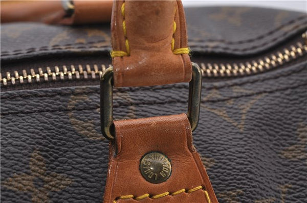 Authentic Louis Vuitton Monogram Speedy 25 Boston Hand Bag M41528 LV 7115D