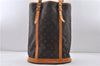 Authentic LOUIS VUITTON Monogram Bucket GM Shoulder Bag M42236 LV Junk 7116C