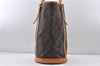 Authentic LOUIS VUITTON Monogram Bucket GM Shoulder Bag M42236 LV Junk 7116C