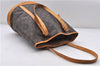 Authentic LOUIS VUITTON Monogram Bucket GM Shoulder Bag M42236 LV Junk 7116C